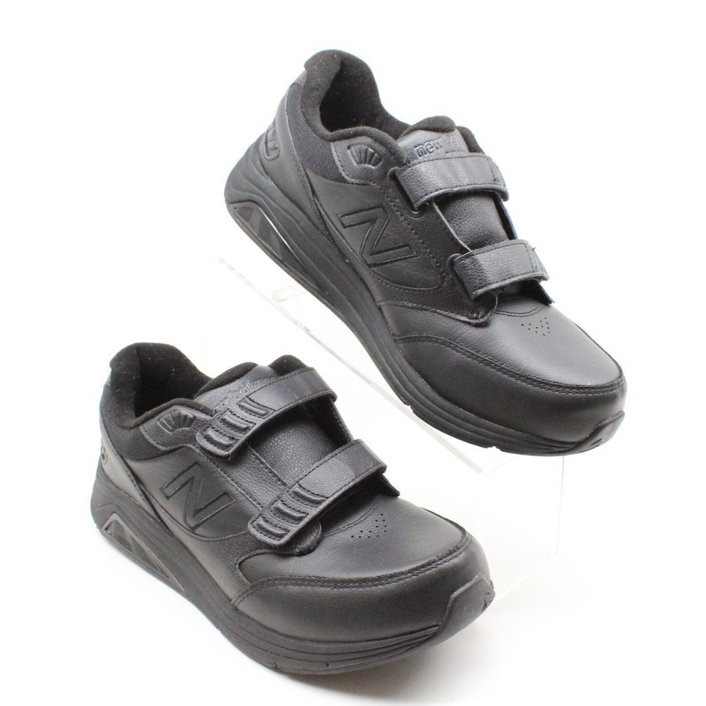New Balance 928v3 Walking Shoes Men's 9 EE Black Sneakers Hook & Loop MW928HB3
